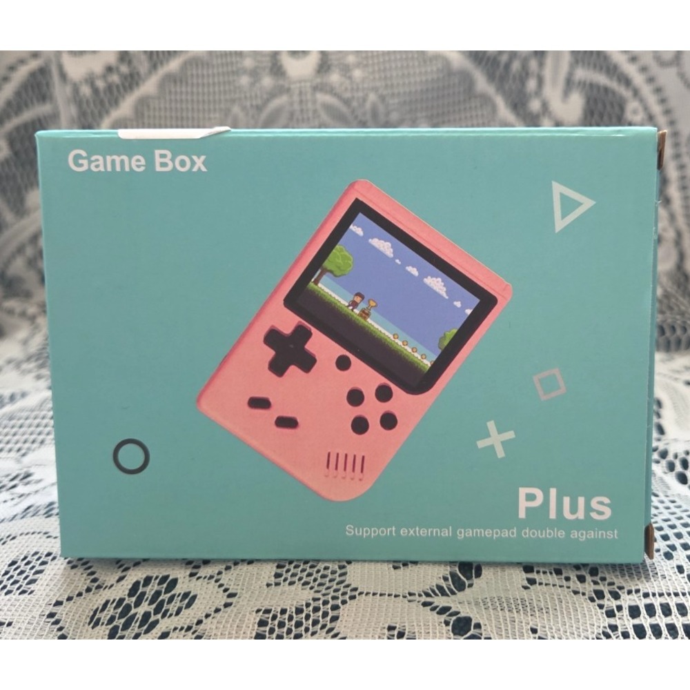 Game Box Plus Pink Hand Held Digital Game System 3" LCD Portable‎ Play On TV New